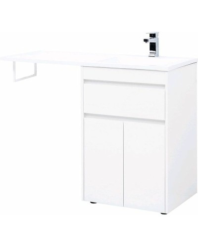 Тумба с раковиной Aquanet Токио 120 R 239210 Белая