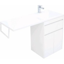 Тумба с раковиной Aquanet Токио 120 R 239210 Белая