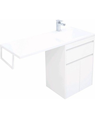 Тумба с раковиной Aquanet Токио 120 R 239210 Белая