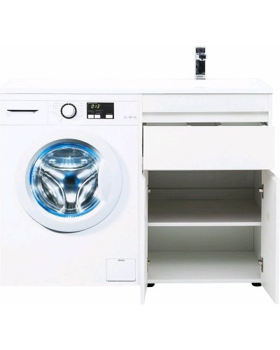 Тумба с раковиной Aquanet Токио 120 R 239210 Белая