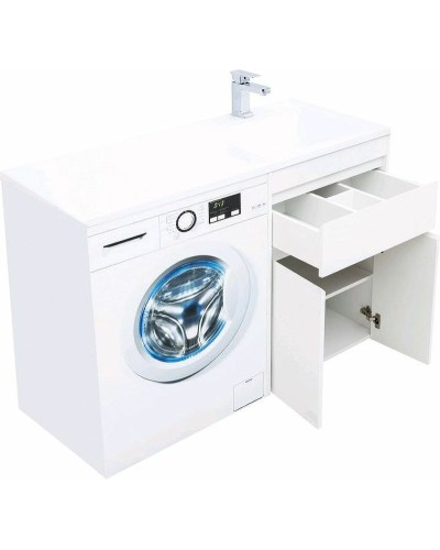 Тумба с раковиной Aquanet Токио 120 R 239210 Белая