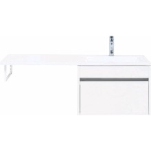 Тумба с раковиной Aquanet Токио 120 R 239213 подвесная Белая