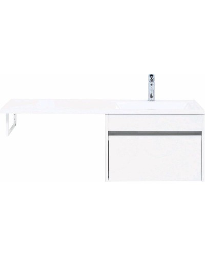 Тумба с раковиной Aquanet Токио 120 R 239213 подвесная Белая