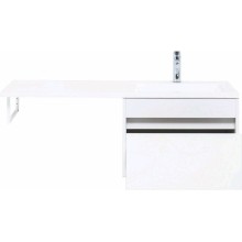 Тумба с раковиной Aquanet Токио 120 R 239213 подвесная Белая