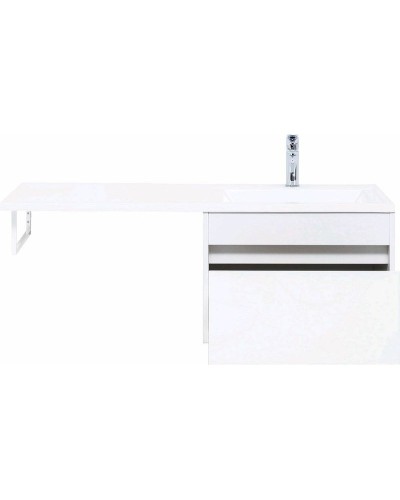 Тумба с раковиной Aquanet Токио 120 R 239213 подвесная Белая