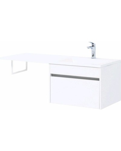 Тумба с раковиной Aquanet Токио 120 R 239213 подвесная Белая