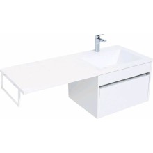 Тумба с раковиной Aquanet Токио 120 R 239213 подвесная Белая