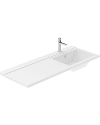 Тумба с раковиной Aquanet Токио 120 R 239213 подвесная Белая