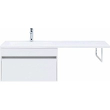 Тумба с раковиной Aquanet Токио 130 L 239217 подвесная Белая