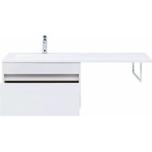 Тумба с раковиной Aquanet Токио 130 L 239217 подвесная Белая