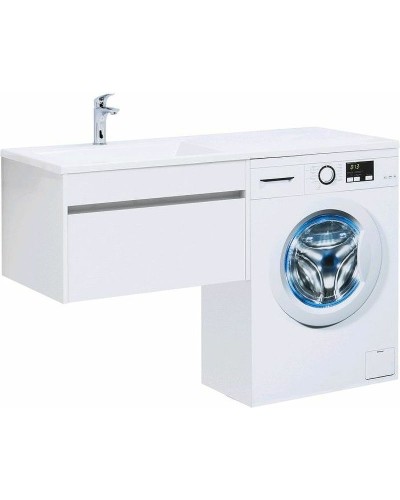 Тумба с раковиной Aquanet Токио 130 L 239217 подвесная Белая