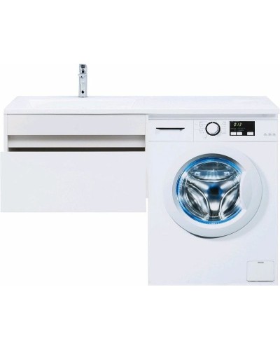 Тумба с раковиной Aquanet Токио 130 L 239217 подвесная Белая