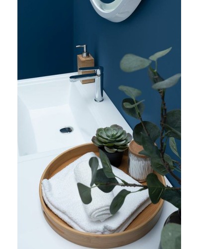 Тумба с раковиной Aquanet Токио 130 L 239217 подвесная Белая