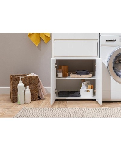 Тумба с раковиной Aquanet Токио 130 L 239215 Белая