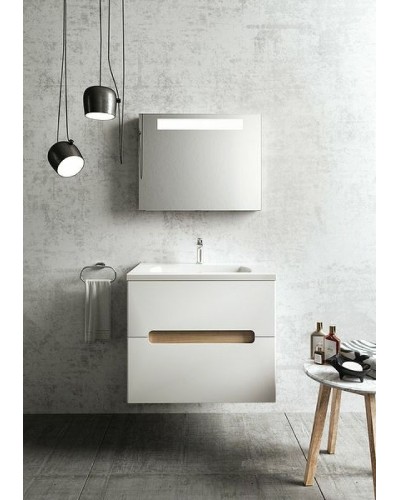 Тумба под раковину Ravak SD Classic II 80 L X000000913 подвесная Капучино Белая