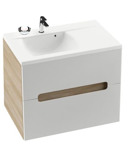 Тумба под раковину Ravak SD Classic II 80 R X000000916 подвесная Латте Белая