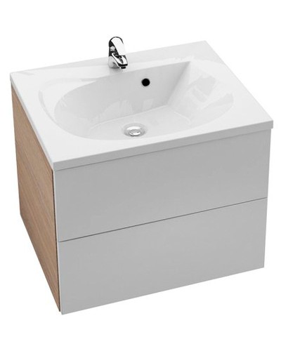 Тумба под раковину Ravak Rosa II 60 X000000926 подвесная Капучино Белая