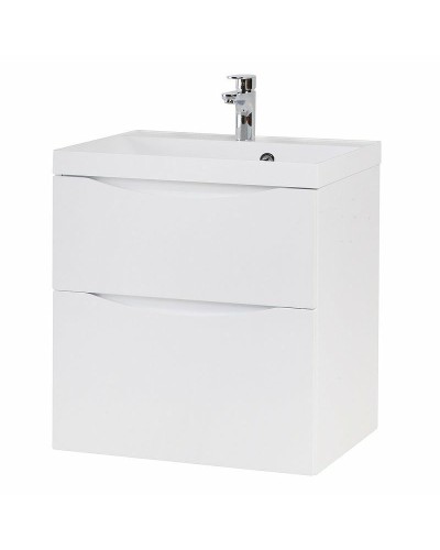 Тумба под раковину BelBagno Marino 60 MARINO-H60-600-2C-SO-BL-P подвесная Bianco Lucido