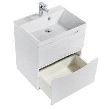 Тумба под раковину BelBagno Marino 60 MARINO-H60-600-2C-SO-BL-P подвесная Bianco Lucido