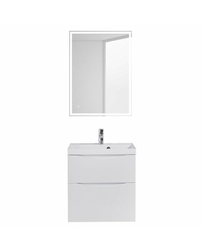 Тумба под раковину BelBagno Marino 60 MARINO-H60-600-2C-SO-BL-P подвесная Bianco Lucido