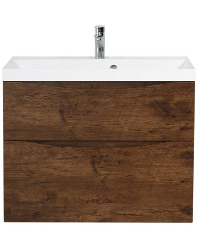 Тумба под раковину BelBagno Marino 80 MARINO-H60-800-2C-SO-RW-P подвесная Rovere Moro