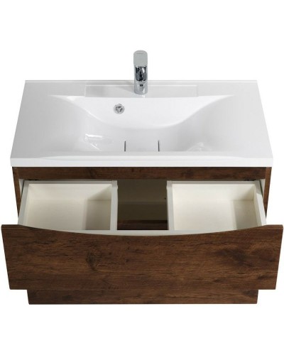 Тумба под раковину BelBagno Marino 80 MARINO-H60-800-2C-SO-RW-P подвесная Rovere Moro
