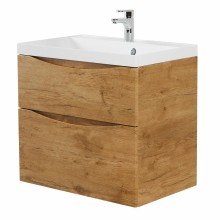 Тумба под раковину BelBagno Marino 60 MARINO-H60-600-2C-SO-RN-P подвесная Rovere Nature