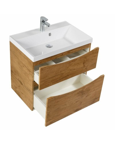 Тумба под раковину BelBagno Marino 70 MARINO-H60-700-2C-SO-RN-P подвесная Rovere Nature
