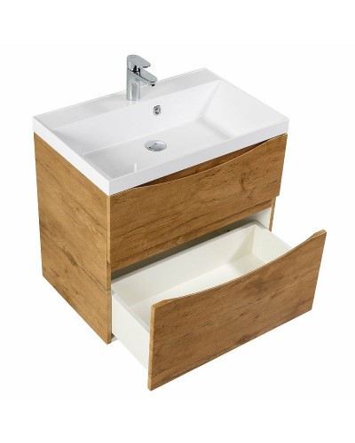 Тумба под раковину BelBagno Marino 70 MARINO-H60-700-2C-SO-RN-P подвесная Rovere Nature