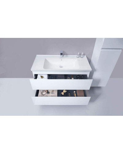 Тумба с раковиной Orans BC-4023W 100 40231000wuv005 Белый глянец