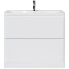 Тумба под раковину BelBagno Albano 90 ALBANO-900-2C-PIA-BL Bianco Lucido