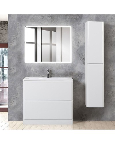 Тумба под раковину BelBagno Albano 90 ALBANO-900-2C-PIA-BL Bianco Lucido