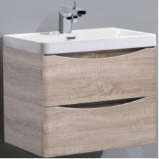 Тумба под раковину BelBagno Ancona-N 60 ANCONA-N-600-2C-SO-WO подвесная Rovere Bianco