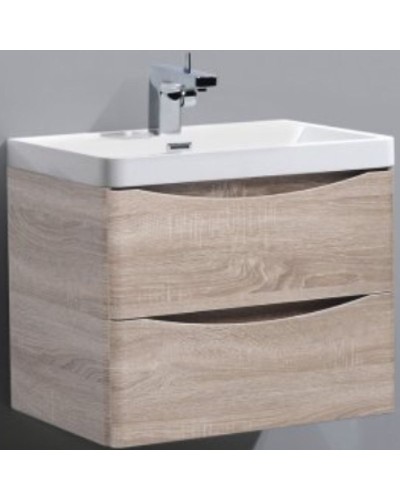 Тумба под раковину BelBagno Ancona-N 60 ANCONA-N-600-2C-SO-WO подвесная Rovere Bianco