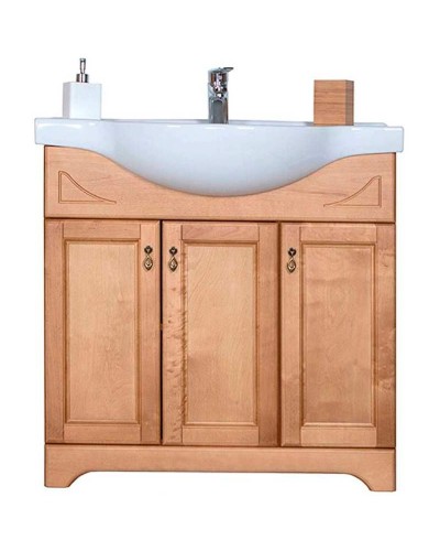 Тумба с раковиной Orange Classic 85 F7-85TU2+RA Тик