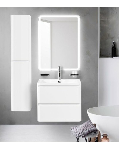 Тумба под раковину BelBagno ALBANO-600-2C-SO-BL подвесная Bianco Lucido