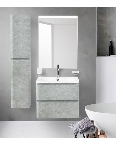 Тумба под раковину BelBagno ALBANO-600-2C-SO-CVG подвесная Cemento Verona Grigio