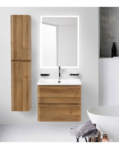 Тумба под раковину BelBagno ALBANO-600-2C-SO-RR подвесная Rovere Rustico