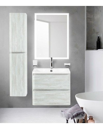 Тумба под раковину BelBagno ALBANO-600-2C-SO-RVB подвесная Rovere Vintage Bianco