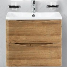 Тумба под раковину BelBagno ACQUA-600-2C-SO-RR подвесная Rovere Rustico