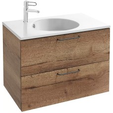 Тумба под раковину Jacob Delafon Odeon Rive Gauche 70 EB2521-R9-E52 подвесная Дуб табак