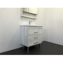 Тумба с раковиной Comforty Никосия 70Н 00-00005793 Дуб белый