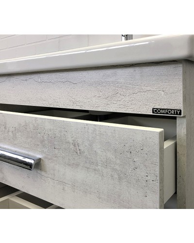 Тумба с раковиной Comforty Никосия 70П 00-00005792 подвесная Дуб белый