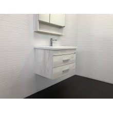 Тумба с раковиной Comforty Никосия 70П 00-00005792 подвесная Дуб белый