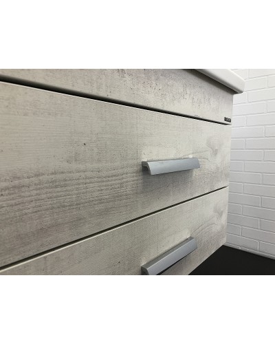 Тумба с раковиной Comforty Никосия 70П 00-00005792 подвесная Дуб белый