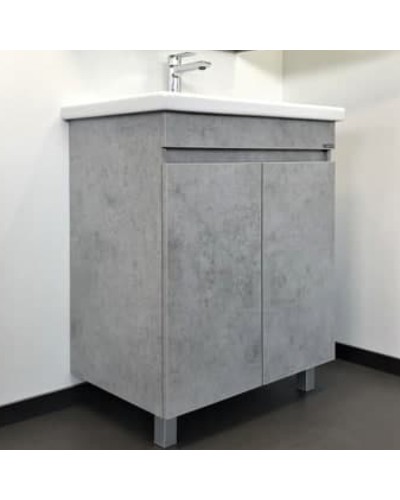 Тумба с раковиной Comforty Осло 70НД 00-00006117 Бетон светлый