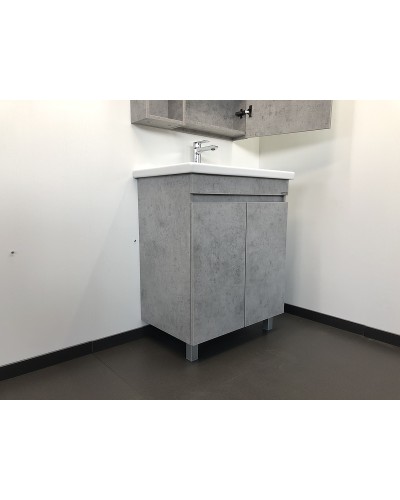 Тумба с раковиной Comforty Осло 70НД 00-00006117 Бетон светлый