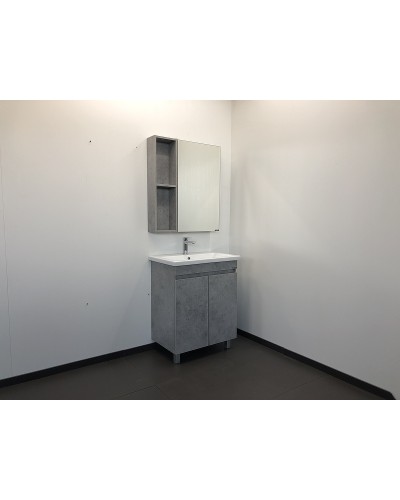 Тумба с раковиной Comforty Осло 70НД 00-00006117 Бетон светлый