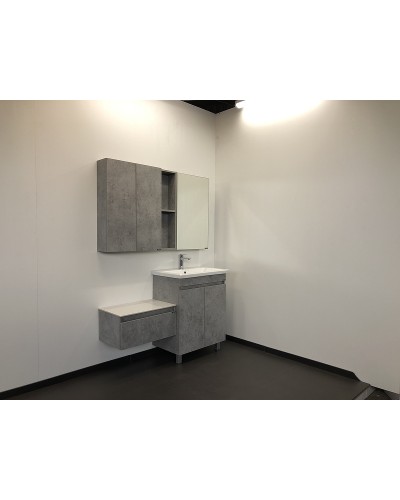 Тумба с раковиной Comforty Осло 70НД 00-00006117 Бетон светлый