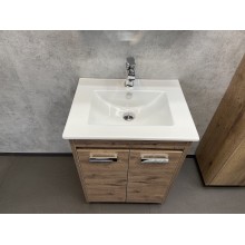 Тумба с раковиной Comforty Марио 60 00-00004155 Дуб темный